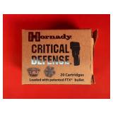 20 Rounds of Hornady Critical Defense .40 S&W Ammo