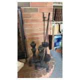 Wrought Iron Fireplace Tool Set