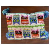 Handmade Crotchet Owl Pillow