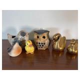 Lot of Bird & Swan Figurines/Statues/Decor