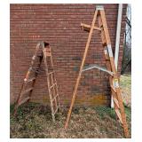 2 Wooden Ladders