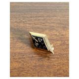 Kappa Delta 10K Gold Sorority Pin Badge