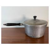 Vintage Club Hammered Aluminum Sauce Pan W/ Lid