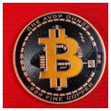 Bitcoin 1 Oz Bitcoin .999 Copper Round
