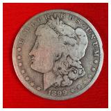 1899 Morgan 90% Silver $1 Dollar Coin