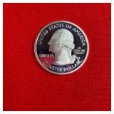 2004 Washington 90% Silver Proof State Quarter