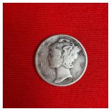 1944 90% Silver Mercury Dime