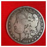 1889 Morgan 90% Silver Dollar Coin
