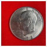1972 Eisenhower 'Ike' $1 Dollar Coin