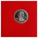 2001 Washington 90% Silver Proof State Quarter