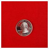 2001 Washington 90% Silver Proof State Quarter