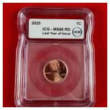 2025 Last Year of Issue ICG Penny