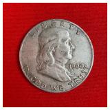 1960 90% Silver Franklin Half Dollar