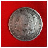 1888 Morgan 90% Silver Dollar Coin