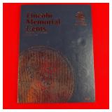 Incomplete Lincoln Memorial Cents Penny Book