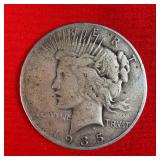 1935 Peace 90% Silver $1 Dollar Coin