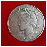 1922 Peace 90% Silver $1 Dollar
