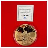American Symbols of Freedom Liberty Colossal Coin