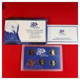 2000 United States Mint 50 State Quarters Proof