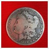 1889 90% Silver Dollar Coin