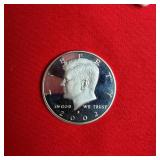 2002 90% Silver Proof Kennedy Half Dollar
