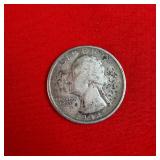 1934 90% Silver Washington Quarter