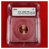 2025 Last Year of Issue ICG Penny
