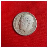 1948 90% Silver Roosevelt Dimes