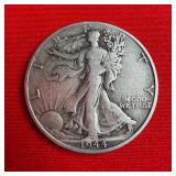 1944 Walking Liberty 90% Silver Half Dollar
