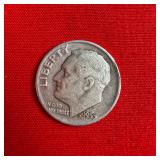 1955 90% Silver Roosevelt Dime
