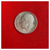 1954 90% Silver Roosevelt Dime