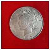 1922 Peace 90% Silver $1 Dollar Coin