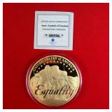 American Symbols of Freedom Equality Coin