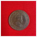 1909 Canadian One Cent Coin