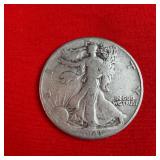 1941 Walking Liberty 90% Silver Half Dollar