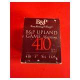 25 Rounds B&P .410 3' #4 Shotgun Shells