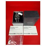 Men's Pulsar Chronograph Flight Computer Watch