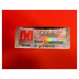20 Rounds Hornady Varmint Express 6mm Creedmoor