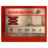 5 Rounds of Winchester 12 Gauge 3.5' 4 Buck Shells