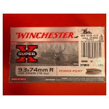 20 Rounds Winchester Super X 9.3x74mm R Ammo