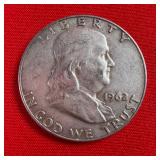 1962 Franklin 90% Silver Half Dollar