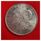 1921 Morgan 90% Silver $1 Dollar Coin