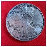 1996 American Eagle 1 oz. .999 Fine Silver Round