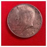 1964 Kennedy 90% Silver Half Dollar