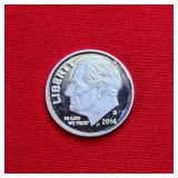 2014-S Roosevelt 90% Silver Proof Dime