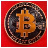 1 Oz Bitcoin .999 Copper Round