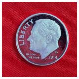 2014-S 90% Silver Proof Dime
