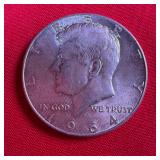 1964 Kennedy 90% Silver Half Dollar