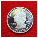 2007-S Washington 90% Silver Proof State