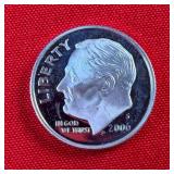 2006-S Roosevelt 90% Silver Proof Dime